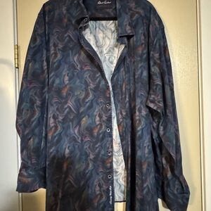 Robert Graham Multicolor Swirl Men's Shirt